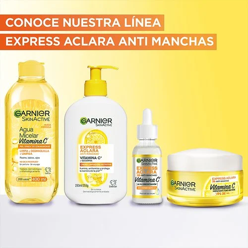 GEL LIMPIADOR CREMA HIDRATANTE ANTI MANCHAS CON VITAMINA C